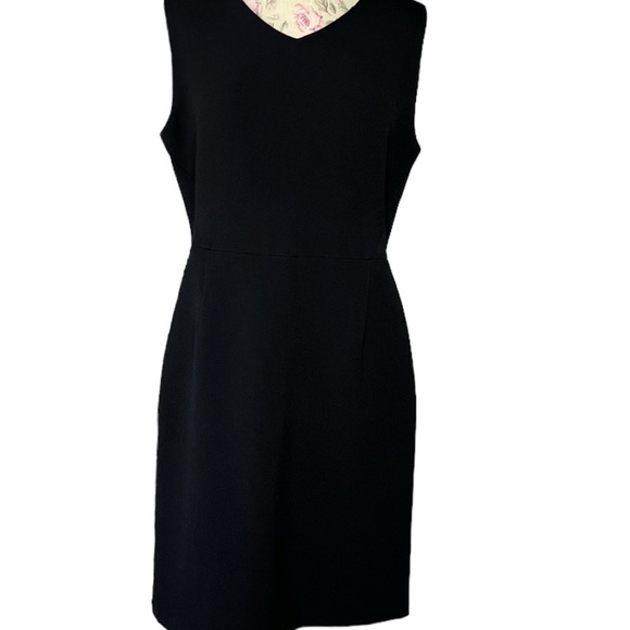 Of | Mercer Made in Mew York Black Career Sleeveless Dress, Pockets, Size 8 - Picture 7 of 14